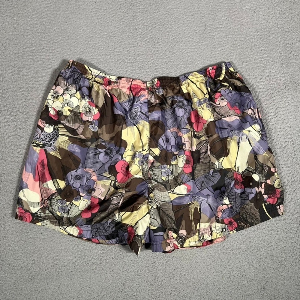 Nike Shorts Womens 2X Floral Sportswear Mesh Lined Pull On Elastic Waist Logo - Picture 12 of 12
